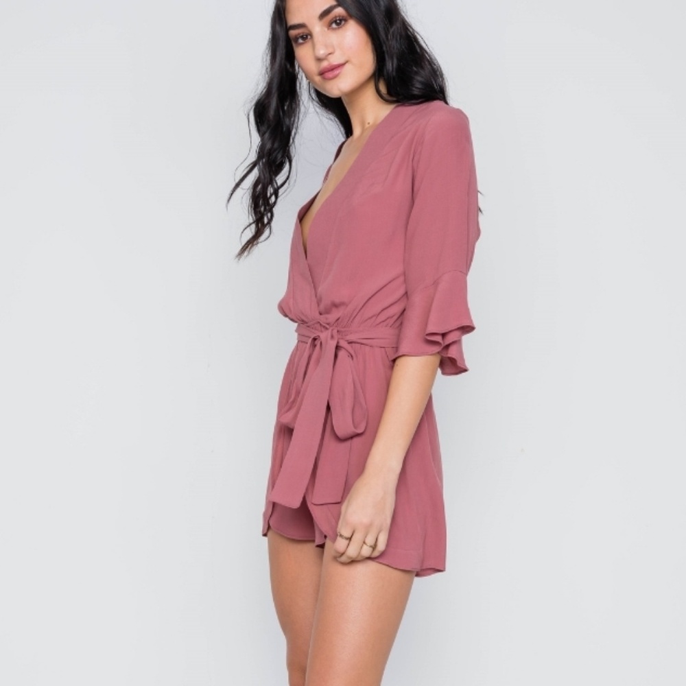 Last one⭐host pick⭐Be Mine Mauve Romper - Picture 2 of 4